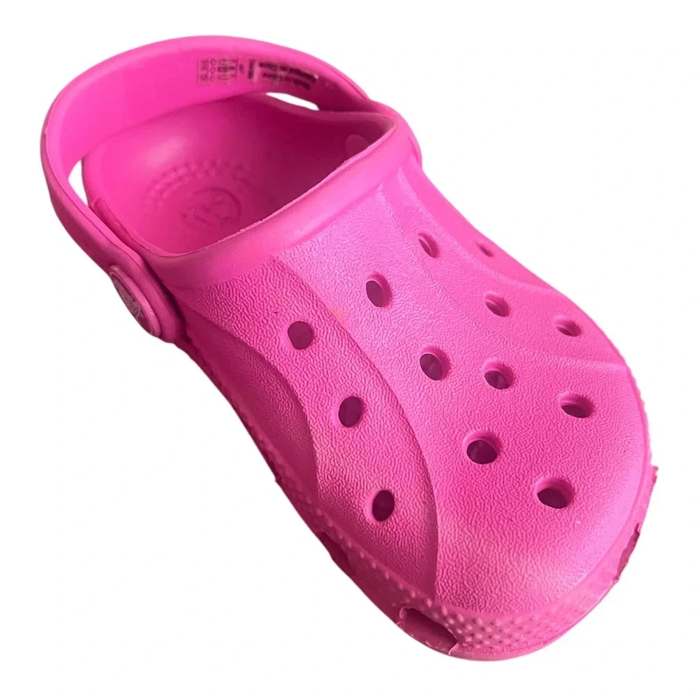 CROCS Kids Pink Classic Clog Sandals